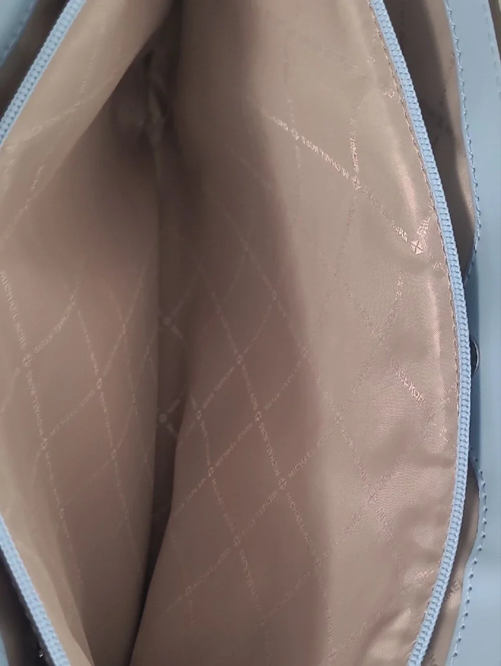 Michael Kors Sheila Tote Bag Ocean Blue Large Designer Shoulder Bag New